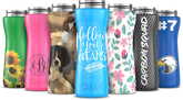 Custom 22oz. Stainless Steel Bottle & Comfort Grip Lid