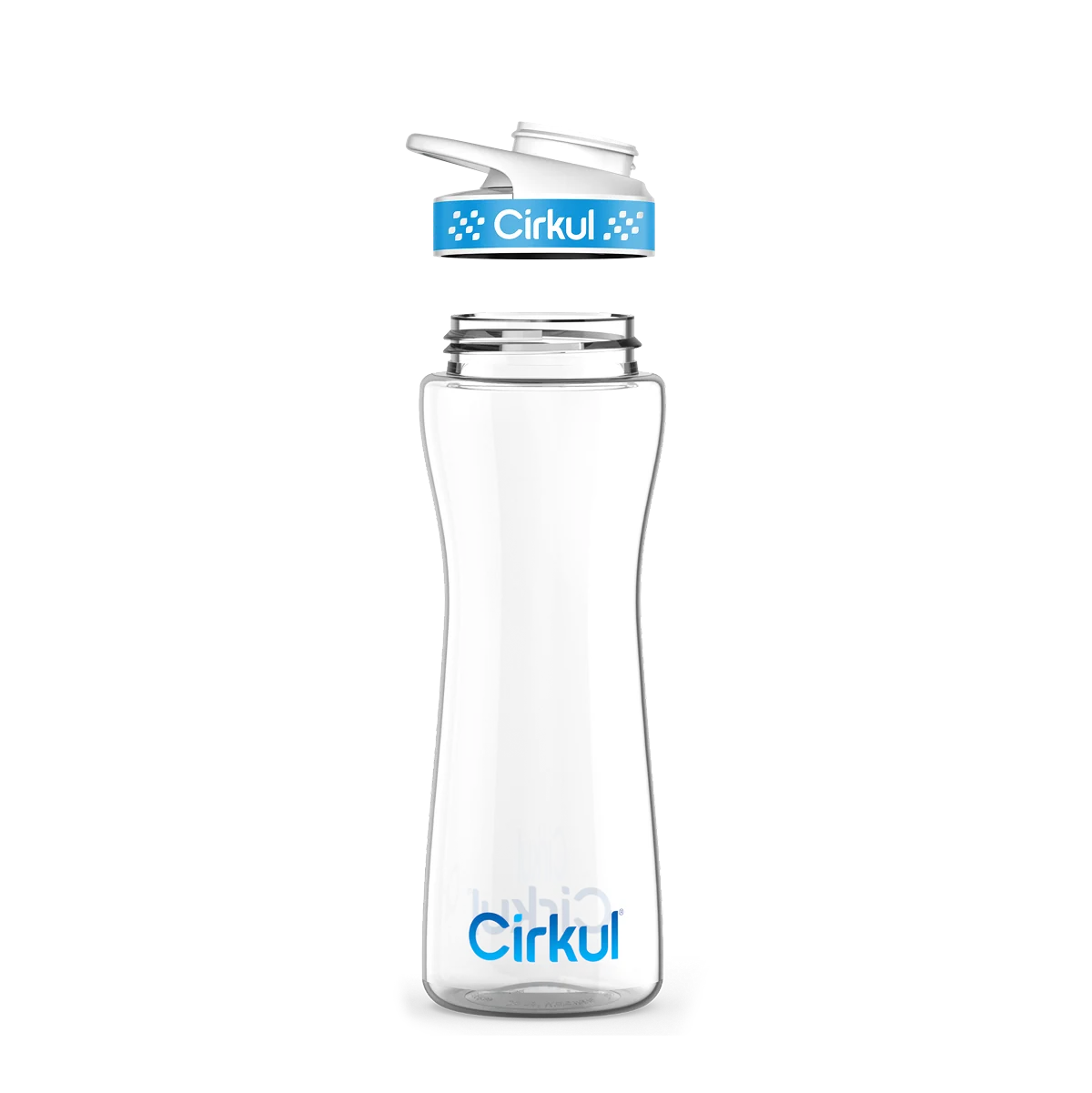 22oz. Plastic Bottle & Comfort Grip Lid